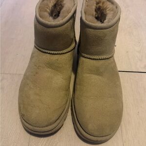 UGG Tan Ankle Boots